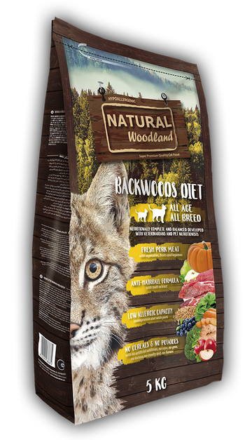 Natural Woodland Kattfoder