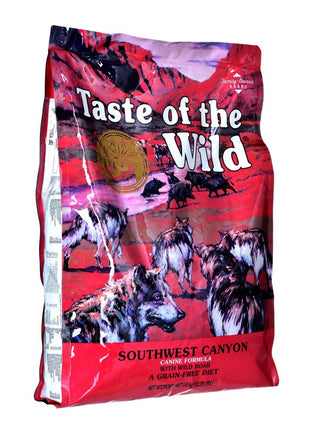 Taste Of The Wild Foder Taste Of The Wild Southwest Canyon Fisk Kalvkött Lamm Vildsvin 5,6 Kg