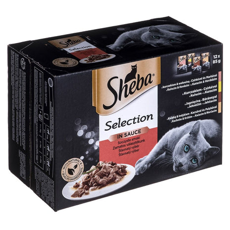 Sheba Kattmat Sheba Selection In Sauce Kyckling Kalkon Kalvkött Lamm 85 G