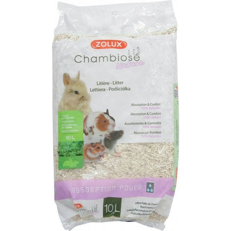 Zolux Foder Zolux Chambiose Nature Kanin Gnagare 10 L