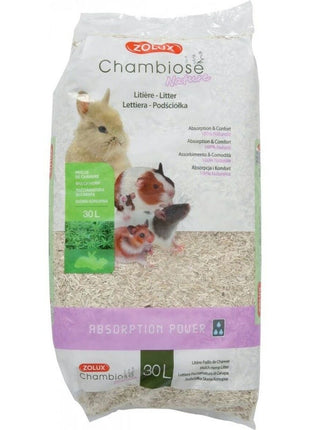 Zolux Foder Zolux Chambiose Nature Kanin Gnagare 30 L