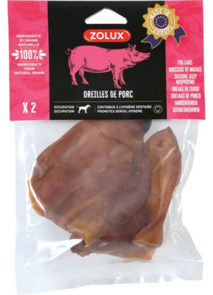 Zolux Hundgodis Zolux Dried Pig Ear Gris
