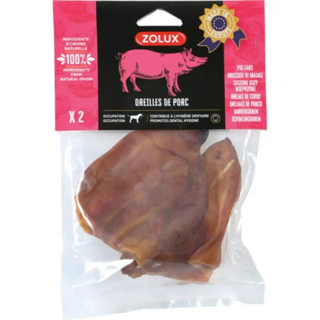 Zolux Hundgodis Zolux Dried Pig Ear Gris