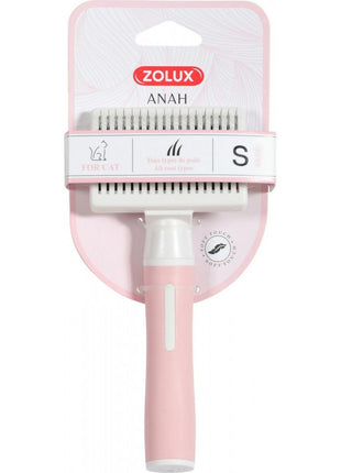 Zolux Borste Zolux 550004 Katt Indragbar Multicolour Rosa Stål Plast