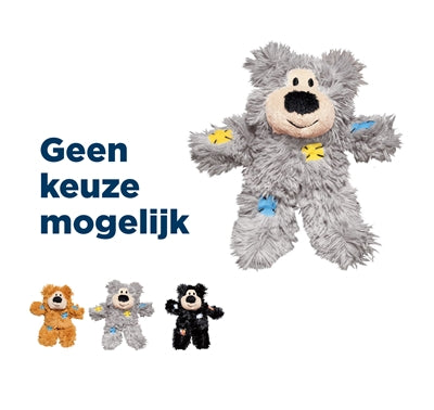 Kong Cat Softies Patchwork Bär Assorti