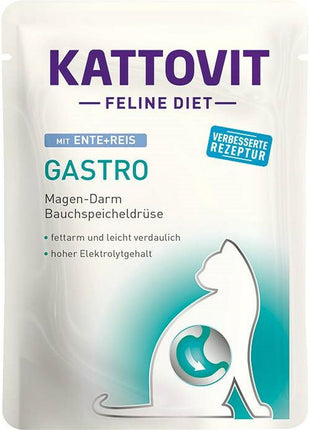 Kattovit Kattmat Kattovit Gastro Duck With Rice 85 G Ris
