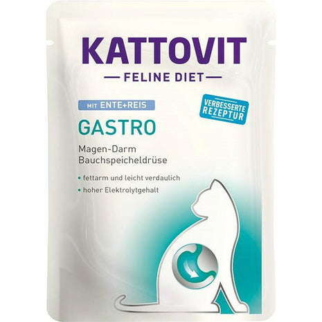 Kattovit Kattmat Kattovit Gastro Duck With Rice 85 G Ris