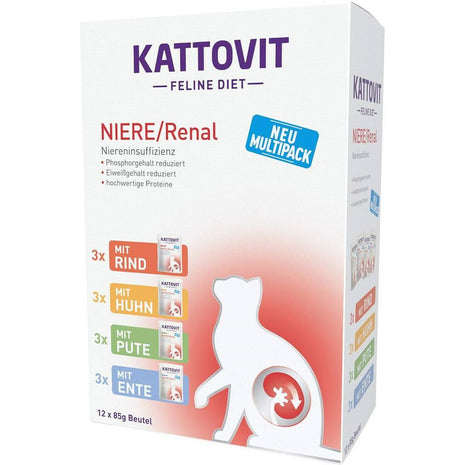 Kattovit Våt Mat Kattovit Diet Niere/Renal 12 X 85 G