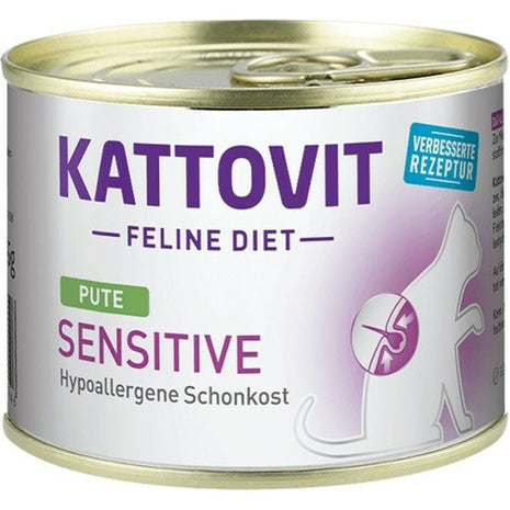 Kattovit Kattmat Kattovit Sensitive Turkey 185 G