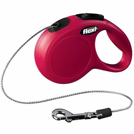 Flexi Dohundkoppel Flexi New Classic 3 M Röd Xs-Storlek