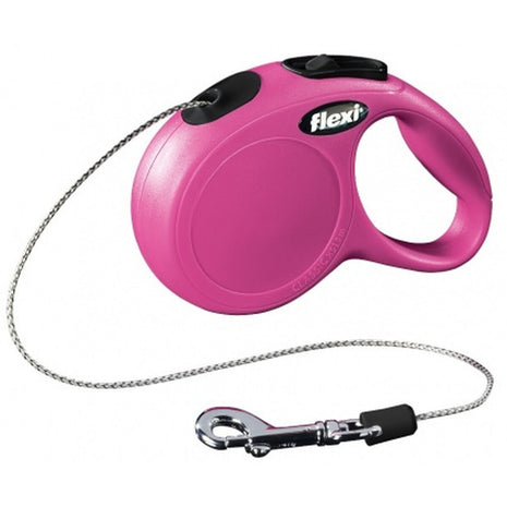 Flexi Dohundkoppel Flexi New Classic 3 M Rosa Xs-Storlek