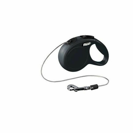 Flexi Dohundkoppel Flexi New Classic 8 M Svart Storlek S