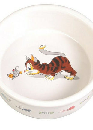 Trixie Cat Feeder Trixie                                 Vit Porslin 11 Cm