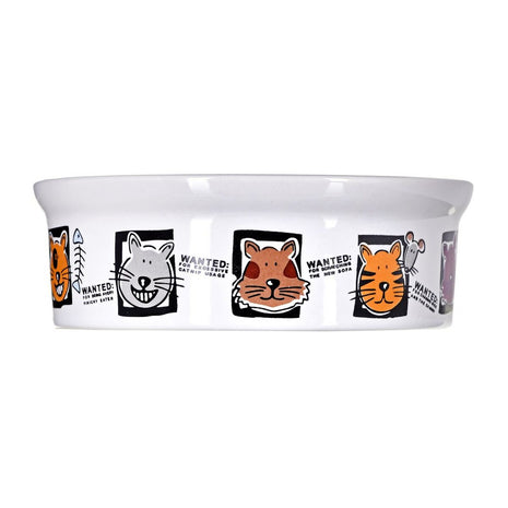 Trixie Cat Feeder Trixie Wanted Vit Polyester Keramisk 12 Cm