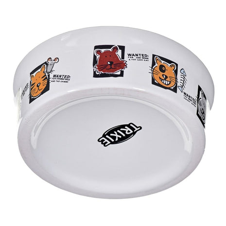 Trixie Cat Feeder Trixie Wanted Vit Polyester Keramisk 12 Cm