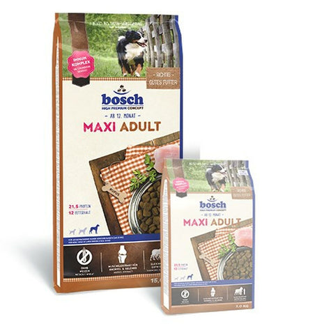 Bosch Foder Bosch Maxi Vuxen Kyckling 15 Kg 3 Kg
