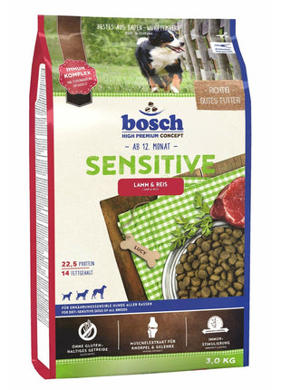 Bosch Foder Bosch Sensitive Vuxen Lamm Ris 3 Kg