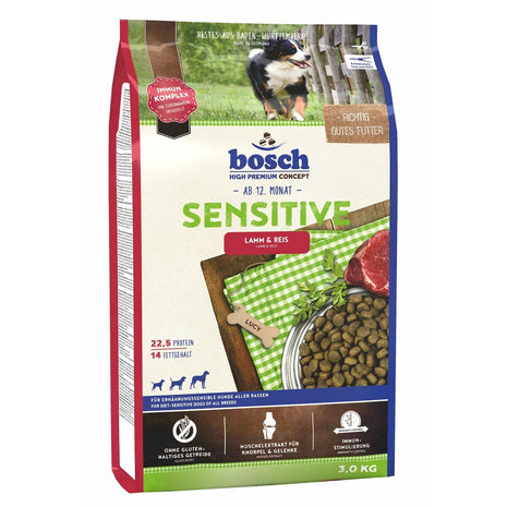 Bosch Foder Bosch Sensitive Vuxen Lamm Ris 3 Kg