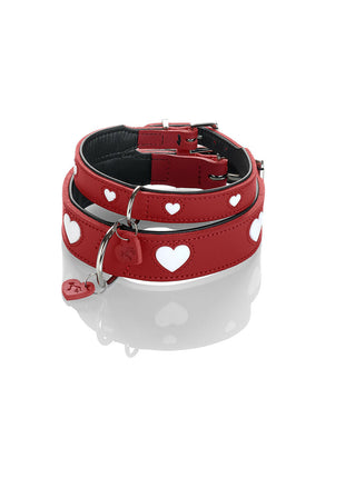 Hunter Hundhalsband Hunter Love S/M 35-43 Cm Röd