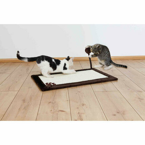 Trixie Klösbräda För Katter Trixie Brun Naturell Polyester Sisal Eva 70 × 45 Cm