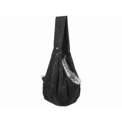 Trixie Husdjurshandväska Över Axeln Trixie Soft Svart Grå Polyester Bomull 22 × 20 × 60 Cm
