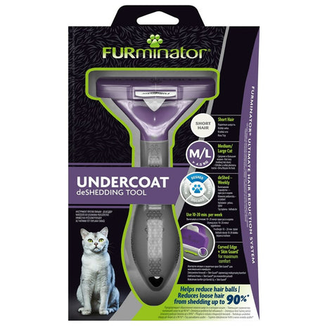 Furminator Borste Furminator Fur151326 Katt Stor Svart