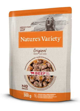 Natures Variety Original Erwachsene Medium / Maxi Pouch Rindfleisch No Grain