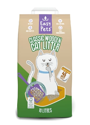 Easypets Biologisch Abbaubare Klassische Holzpellets Katzenstreu