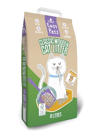 Easypets Biologisch Abbaubare Klassische Holzpellets Katzenstreu