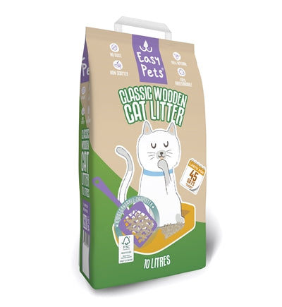 Easypets Biologisch Abbaubare Klassische Holzpellets Katzenstreu