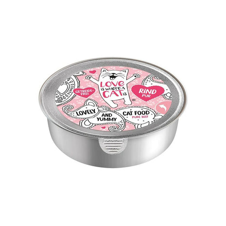 Love Is Where A Cat Is Kattmat Love Is Where A Cat Is 2190240 Nötkött 85 G