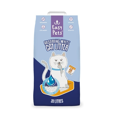Easypets Katzenstreu Absorbierend Weiss