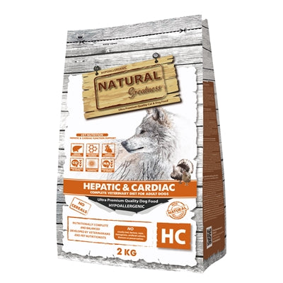 Natural Greatness Veterinärmedizinisches Diätetikum Hund Leber-Caridac Komplett Erwachsen