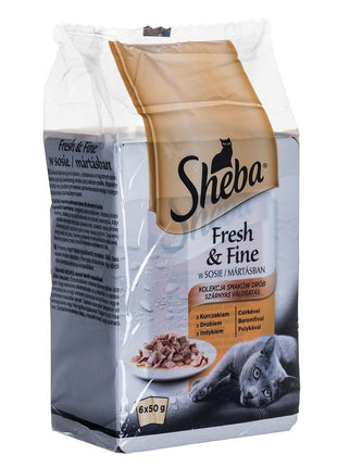 Sheba Kattmat Sheba Fresh & Fine Kyckling Kalkon Fåglar 300 G