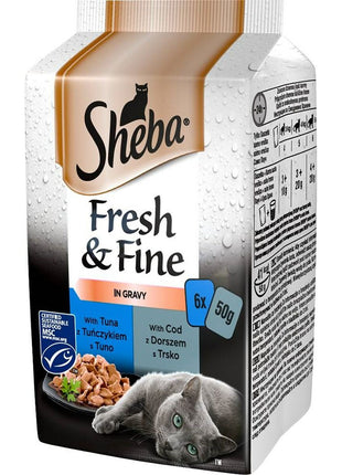 Sheba Kattmat Sheba Tonfisk Torsk 300 G