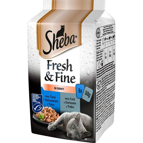 Sheba Kattmat Sheba Tonfisk Torsk 300 G