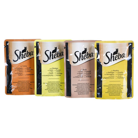 Sheba Kattmat Sheba Delicacy Kyckling Kalkon Anka Fåglar