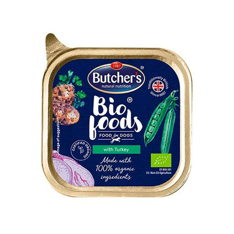 Butcher's Våt Mat Butcher's Bio Kalkon 150 G