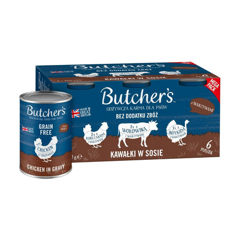 Butcher's Våt Mat Butcher's Butcher S Original Mega Pack Kyckling 6 X 400 G