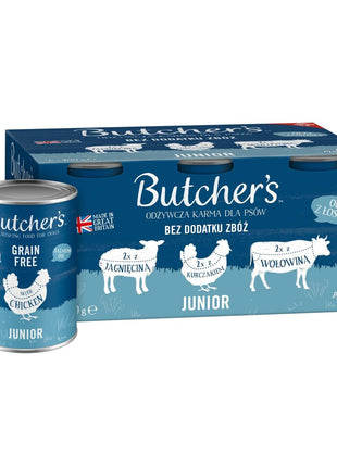 Butcher's Våt Mat Butcher's Original Junior Mega Pack Mix Kyckling 6 X 400 G