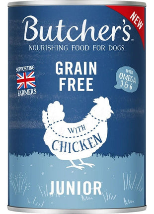 Butcher's Våt Mat Butcher's Original Junior Mega Pack Mix Kyckling 6 X 400 G