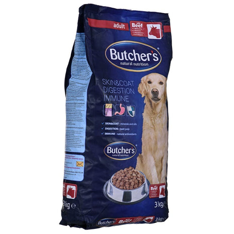 Butcher's Foder Butcher's Natural&Healthy Vuxen Kalvkött 3 Kg