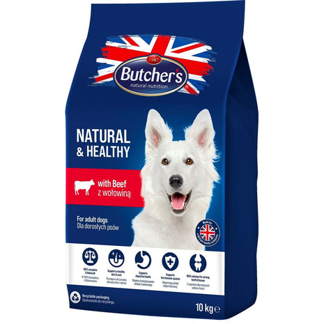 Butcher's Foder Butcher's Natural & Healthy Vuxen Kalvkött 10 Kg