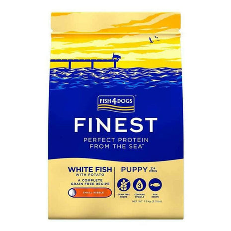 Fish4Dogs Foder Fish4Dogs Finest Puppy Small Complete White Fish Fisk 1,5 Kg