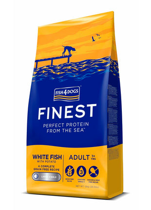 Fish4Dogs Foder Fish4Dogs Finest Ocean White Fish M/L Fisk 12 Kg