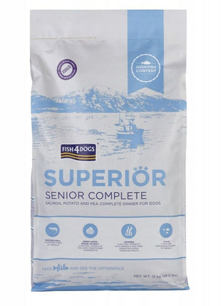Fish4Dogs Foder Fish4Dogs Superior Senior Complete Salmon Lax 12 Kg
