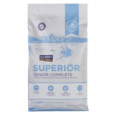 Fish4Dogs Foder Fish4Dogs Superior Senior Complete Salmon Lax 12 Kg