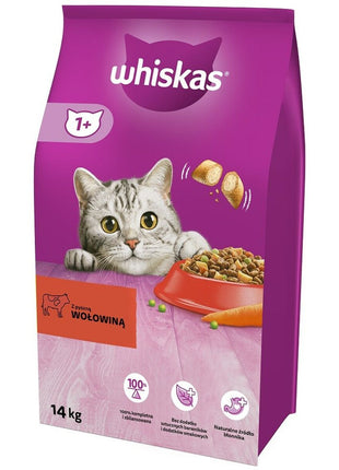 Whiskas Kattmat Whiskas 5900951014345 Vuxen Kalvkött 14 Kg
