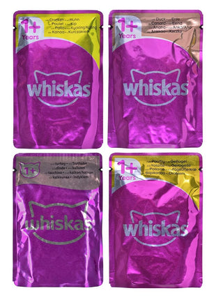 Whiskas Kattmat Whiskas Jelly Kyckling Kalkon Anka Fåglar 80 X 85 G