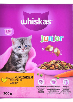 Whiskas Kattmat Whiskas Junior Kyckling 300 G